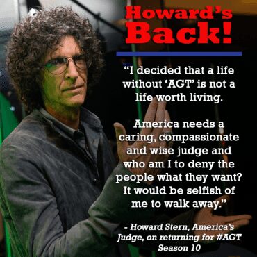 "America's Judge" will be back to celebrate "America's Got Talent's" tenth anniversary season! (Photo property of NBC)