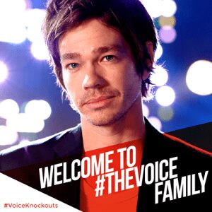 Man welcoming viewers to The Voice family.