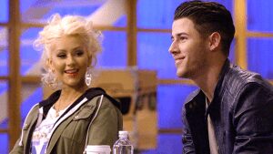 Nick Jonas and Christina Aguilera