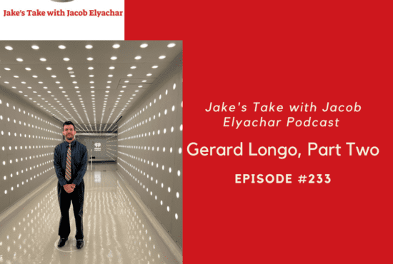 Underground Music Collective founder Gerard Longo for part two of our conversation on 'The Jake's Take with Jacob Elyachar Podcast.'