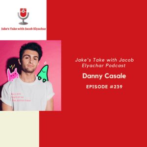 Danny Casale, "Coolman Coffeedan," visited 'The Jake's Take with Jacob Elyachar to talk about his first global exhibit: "Dumb Dreams and Messy Hands."