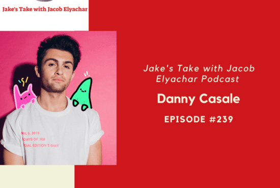 Danny Casale, "Coolman Coffeedan," visited 'The Jake's Take with Jacob Elyachar to talk about his first global exhibit: "Dumb Dreams and Messy Hands."