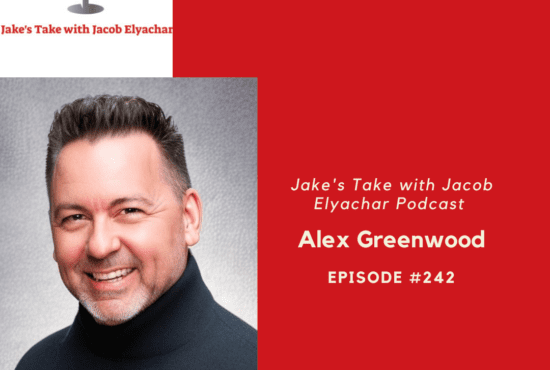 Award-winning author and podcast host Alex Greenwood visited 'The Jake's Take with Jacob Elyachar Podcast.'