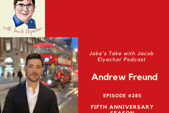 Andrew Freund visited 'The Jake's Take with Jacob Elyachar Podcast.' He spoke about his memorable interviews, Dish Nation, & NBC News Now.