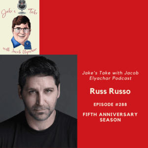 Actor Russ Russo visited 'The Jake's Take with Jacob Elyachar Podcast' to talk about sharing the screen with Mark Pellegrino, starring in Prime Video's 'Chaser,' and opening up with an acting school.