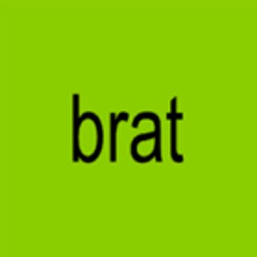 Charli XCX's BRAT is one of the top pop and EDM music albums of 2024. (Album cover property of Atlantic Recording Corporation)