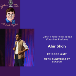 Stand-up comedian Ahir Shah spoke about his first Netflix special Beans, on the latest episode of The Jake's Take with Jacob Elyachar Podcast