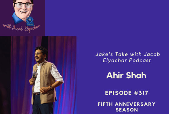 Stand-up comedian Ahir Shah spoke about his first Netflix special Beans, on the latest episode of The Jake's Take with Jacob Elyachar Podcast