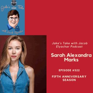 Actress Sarah Alexandra Marks previewed her new film, 'Escape,' & talked starring in 'Doctor Who' in the latest episode of 'The Jake's Take with Jacob Elyachar Podcast'!