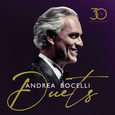 Duets (30th Anniversary) is an impeccable collection that showcases Andrea Bocelli's powerful presence in the music industry. (Album cover property of Decca Records)