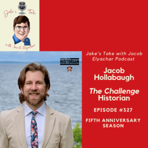 The Challenge Historian, Jacob Hollabaugh, visited 'The Jake's Take with Jacob Elyachar Podcast' to talk about his iconic season breakdowns, his conversation with TJ Lavin, and his take on 'The Challenge: Battle of the Eras.'