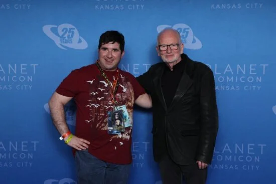 I met legendary actor Ian McDiarmid at the 2024 Planet Comicon Kansas City. (Photo property of Jake's Take with Jacob Elyachar)