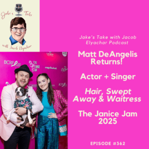 Actor Matt DeAngelis previewed the 2025 Janice Jam that features performances from Ariana DeBose, Jeremy Jordan, & John Gallagher Jr on the latest episode of 'The Jake's Take with Jacob Elyachar Podcast.'