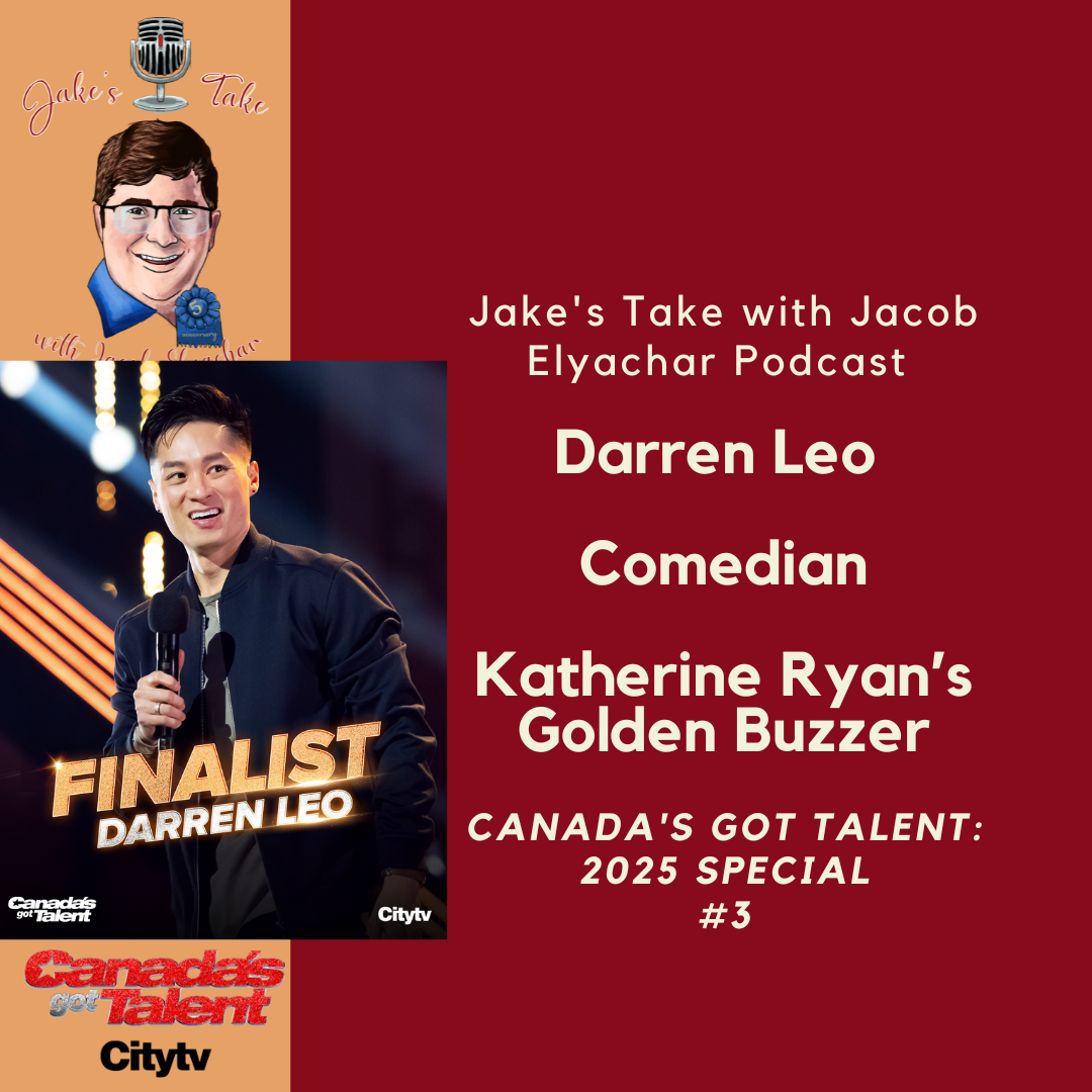 Comedian Darren Leo visited Jake's Take with Jacob Elyachar Podcast to discuss his Golden Buzzer moment & preview his CGT finale performance