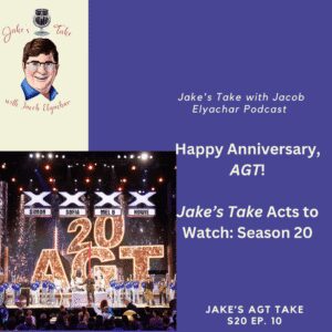 Many AGT alumni returned to the show to celebrate its 20th birthday party and on the tenth edition of "Jake's AGT Take," Jacob talks about the birthday party and reveals his Acts to Watch!