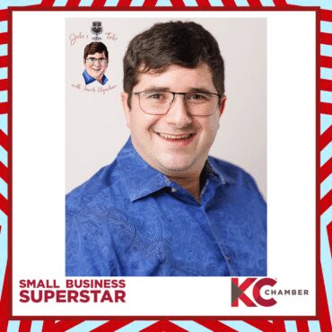 Jake's Take with Jacob Elyachar is a 2026 Greater Kansas City of Chamber of Commerce Small Business Superstar. (Photos & graphics property of KC Chamber & Jake's Take with Jacob Elyachar)