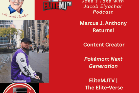 Content creator & author Marcus J. Anthony spoke about Pokémon Next Generation's second year & expanding the Elite-Verse on the 425th episode of 'The Jake's Take with Jacob Elyachar Podcast.'
