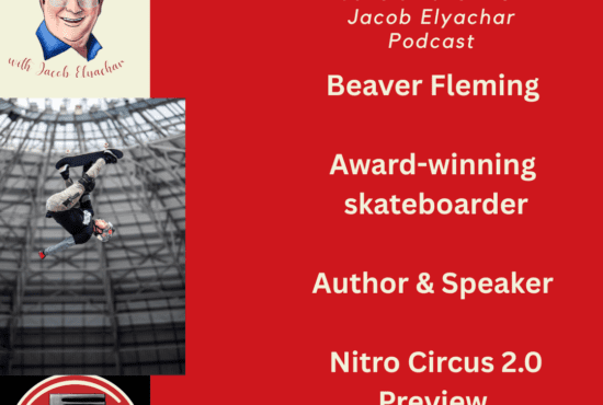 Award-winning skateboarder Beaver Fleming previewed the highly anticipated Nitro Circus 2.0 Tour on the latest episode of Jake's Take with Jacob Elyachar Podcast.