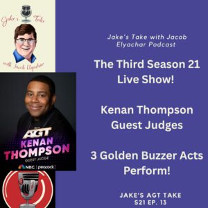 Kenan Thompson returns as Guest Judge as Acro Canine Crew, Holland & Sienna, Lai Noelle & Pynk Beard compete in the third 'AGT' live show!