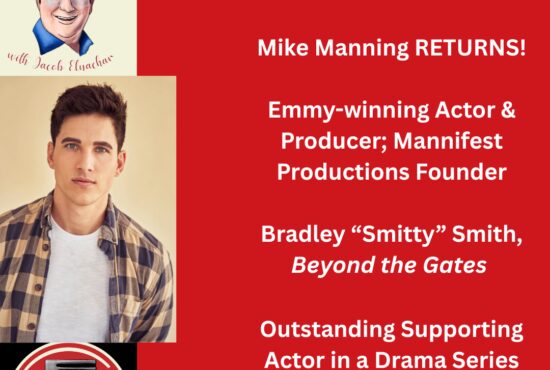Emmy-winning actor Mike Manning returns to 'Jake's Take with Jacob Elyachar' to talk Beyond the Gates' success & his latest Emmy nomination.