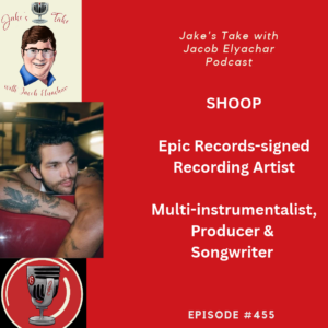 Epic Records signed recording artist SHOOP spoke about his collaborations with Junior Varsity & Role Model & his songwriting during his visit to 'The Jake's Take with Jacob Elyachar Podcast.'